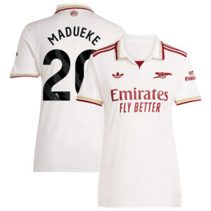Arsenal adidas Third Shirt 2025-26 - Womens with Madueke 20 printing
