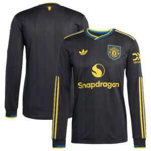 Manchester United adidas Third Authentic Shirt 2025-26 - Long Sleeve