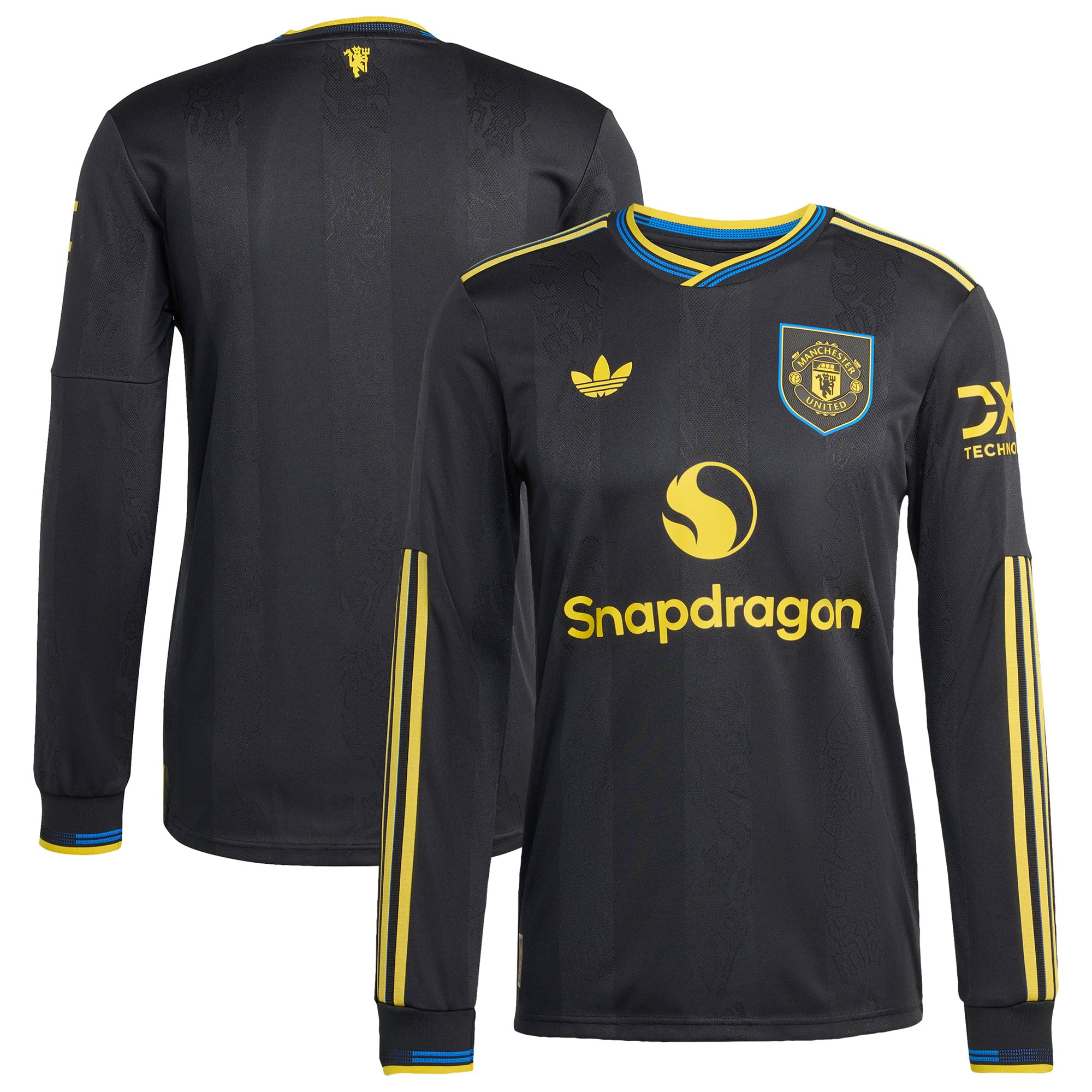 Manchester United adidas Third Authentic Shirt 2025-26 - Long Sleeve