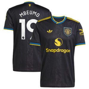 Manchester United adidas Third Shirt 2025-26 with Mbeumo 19 printing