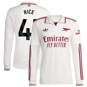 Arsenal adidas Third Shirt 2025-26 - Long Sleeve with Rice 41 printing