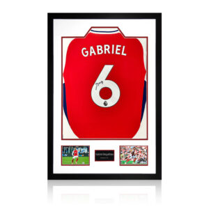 Gabriel Magalhães Signed Arsenal 24/25 Shirt Premium Frame