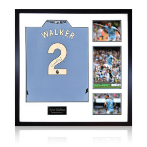 Kyle Walker Signed Manchester City 24/25 Shirt Elite Frame