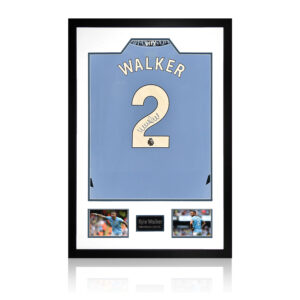 Kyle Walker Signed Manchester City 24/25 Shirt Premium Frame