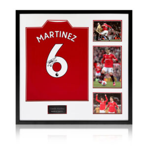 Lisandro Martinez Signed Manchester United 22/23 Shirt Elite Frame