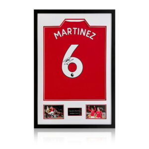 Lisandro Martinez Signed Manchester United 22/23 Shirt Premium Frame