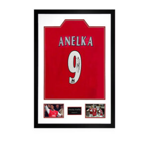 Nicolas Anelka Signed Arsenal Shirt Premium Frame