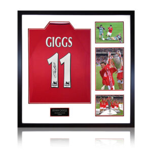 Ryan Giggs Signed Manchester United Shirt Elite Frame