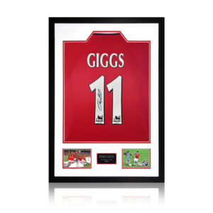 Ryan Giggs Signed Manchester United Shirt Premium Frame