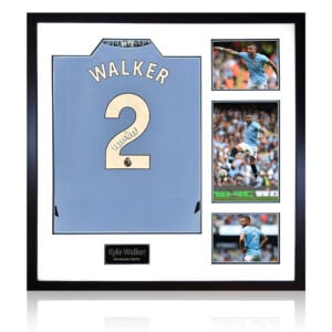 Kyle Walker Signed Manchester City 24/25 Shirt Elite Frame