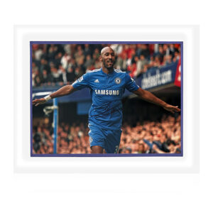 Nicolas Anelka Signed Chelsea 16x12 Image