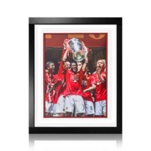 Patrice Evra Signed Manchester United Image Frame