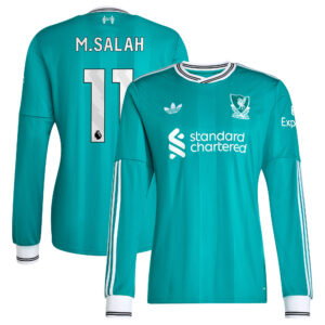 Liverpool adidas Third Shirt 2025-26 - Long sleeve with M.Salah 11 printing