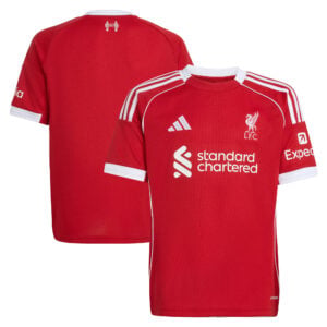 Liverpool adidas Home Shirt 2025-26 - Kids
