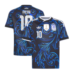 Argentina adidas Away Shirt 2026 - Kids with Messi 10 printing