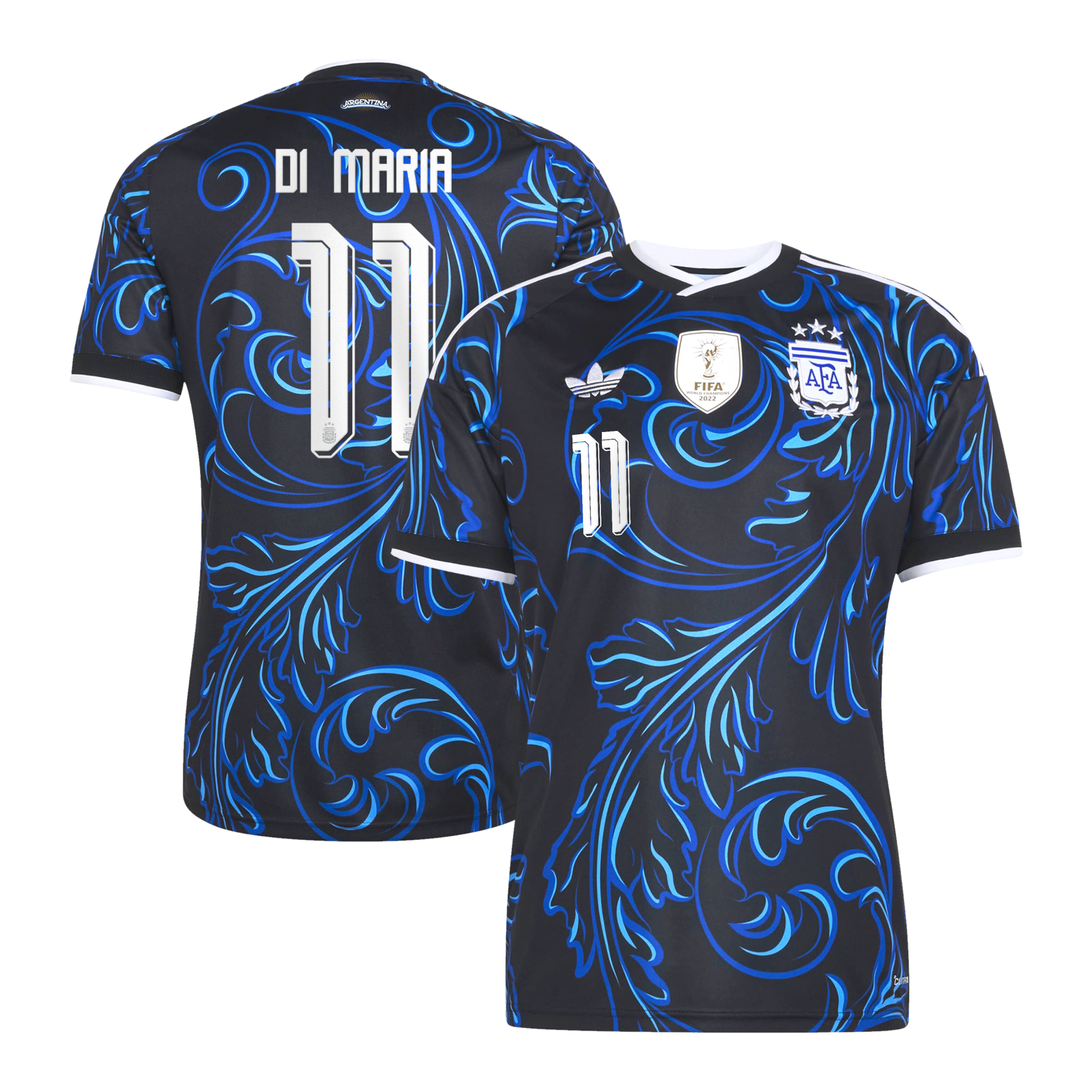 Argentina adidas Away Shirt 2026 with Di Maria 11 printing
