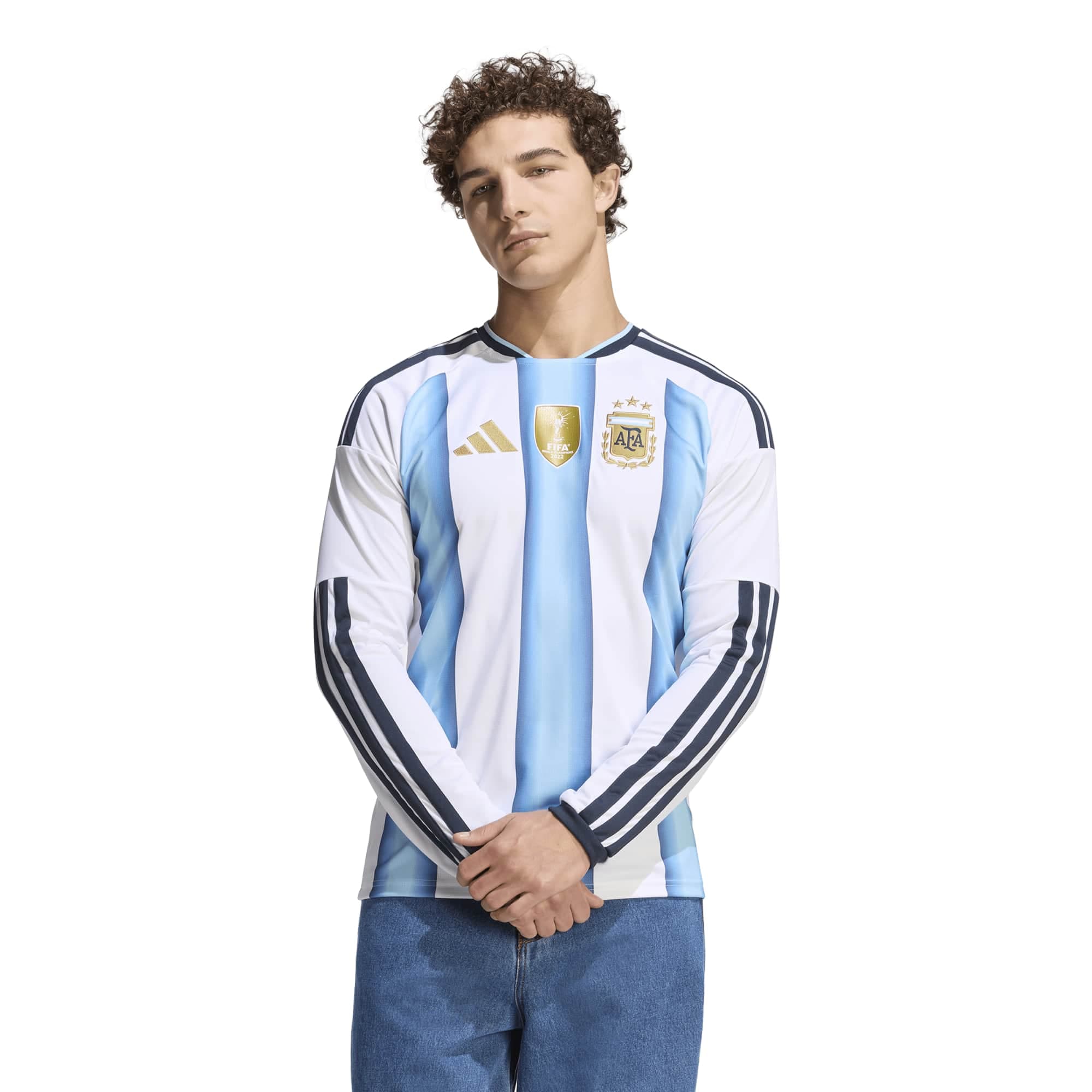 Argentina adidas Home Shirt 2026 - Long Sleeve