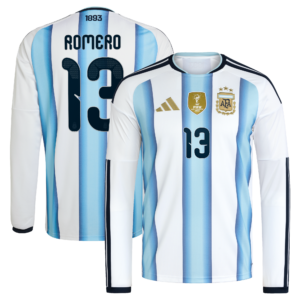 Argentina adidas Home Shirt 2026 -Long sleeve with Romero 13 printing