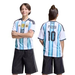 Argentina adidas Home Shirt 2026 - Messi #10 - Kids