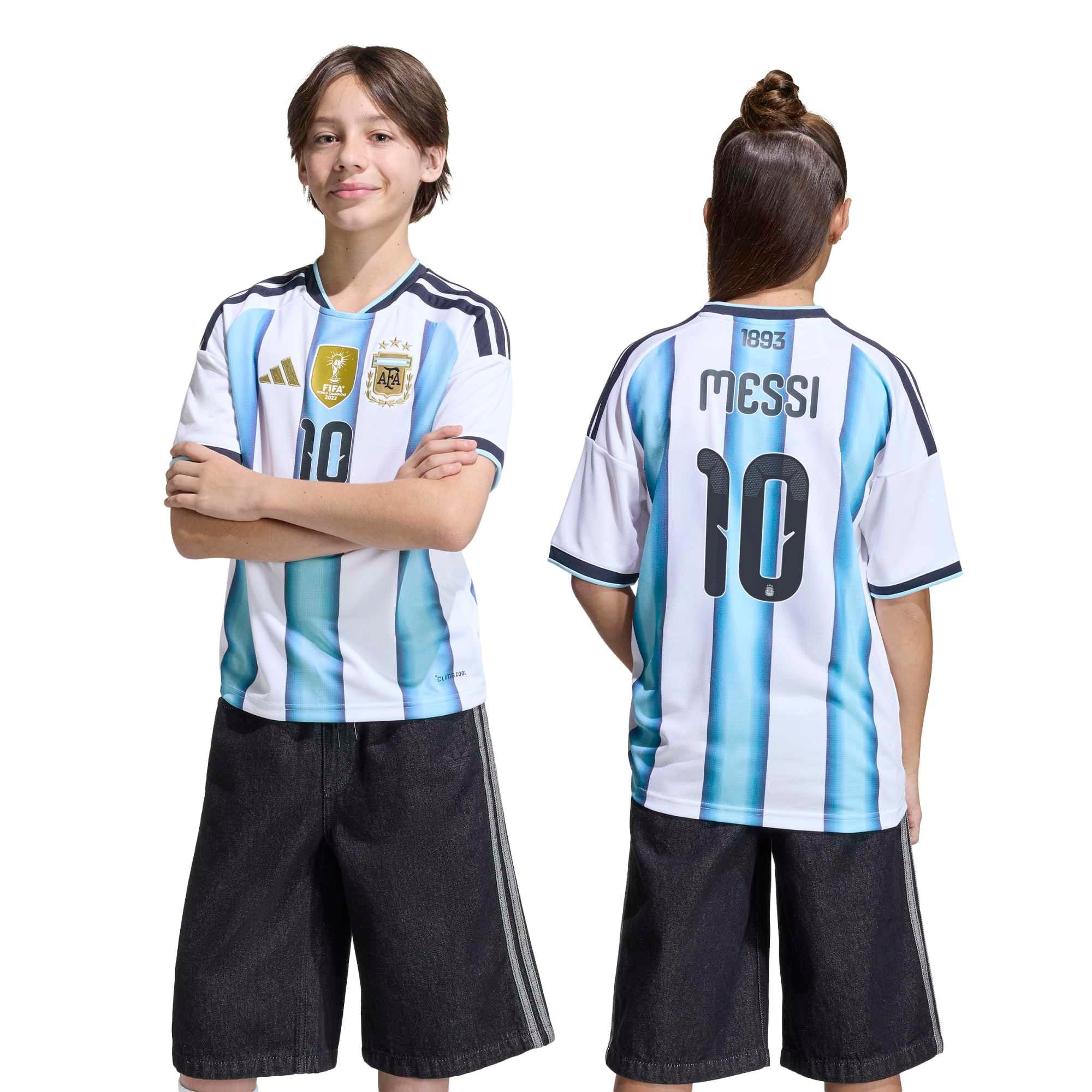 Argentina adidas Home Shirt 2026 - Messi #10 - Kids