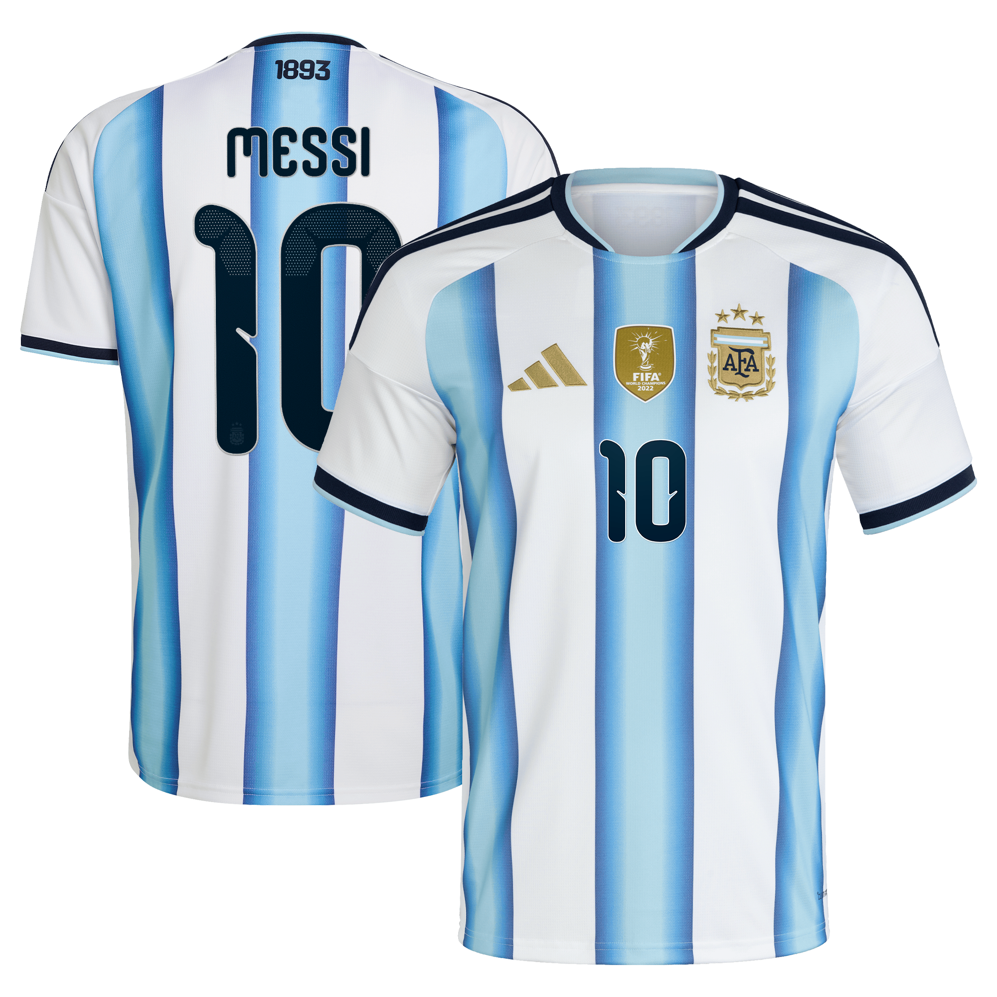 Argentina adidas Home Shirt 2026 with Messi 10 printing