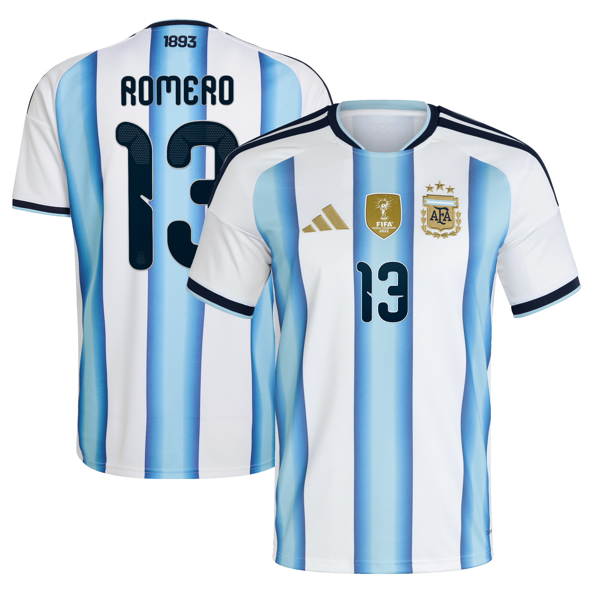 Argentina adidas Home Shirt 2026 with Romero 13 printing