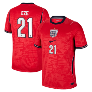 England Nike Away Stadium Shirt 2026 with Eze 21 printing