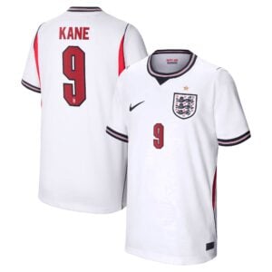 England Nike Home Stadium Shirt 2026 - Kids with Kane 9 printing