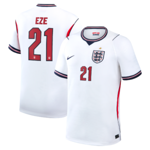 England Nike Home Stadium Shirt 2026 with Eze 21 printing