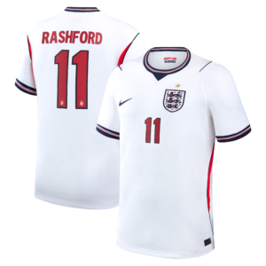 England Nike Home Stadium Shirt 2026 with Rashford 11 printing