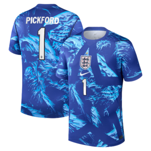 England Nike Stadium Goalkeeper Shirt 2026 with Pickford 1 printing