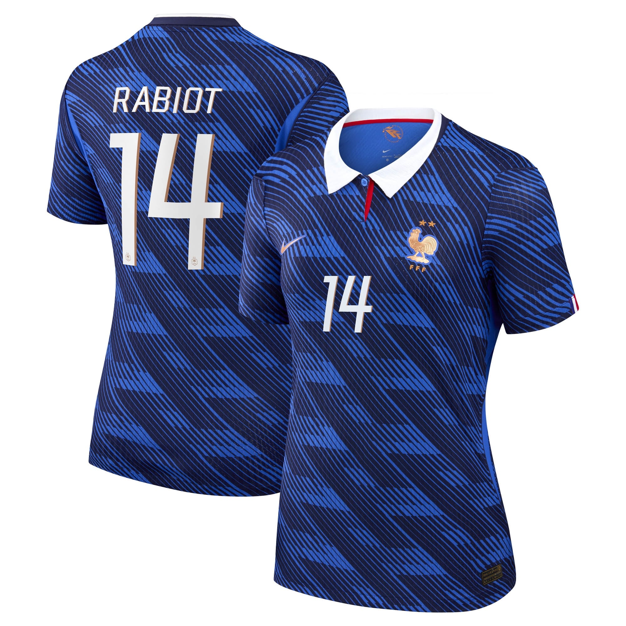 France Nike Home Aero-Fit Match Shirt 2026 - Womens with Rabiot 14 printing