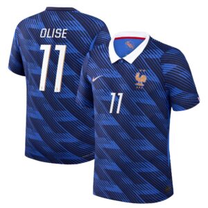 France Nike Home Aero-Fit Match Shirt 2026 with Olise 11 printing