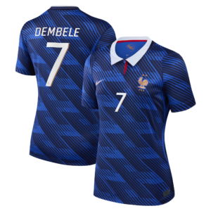 France Nike Home Stadium Shirt 2026 - Womens with Dembele 7 printing