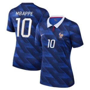 France Nike Home Stadium Shirt 2026 - Womens with Mbappe 10 printing