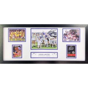 Leeds United Gordon Strachan Signed 1992 Champions Storyboard Framed