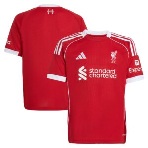 Liverpool adidas Home Shirt 2025-26 - Kids