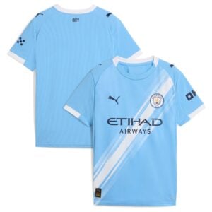 Manchester City PUMA Home Shirt 2025-26 - Kids