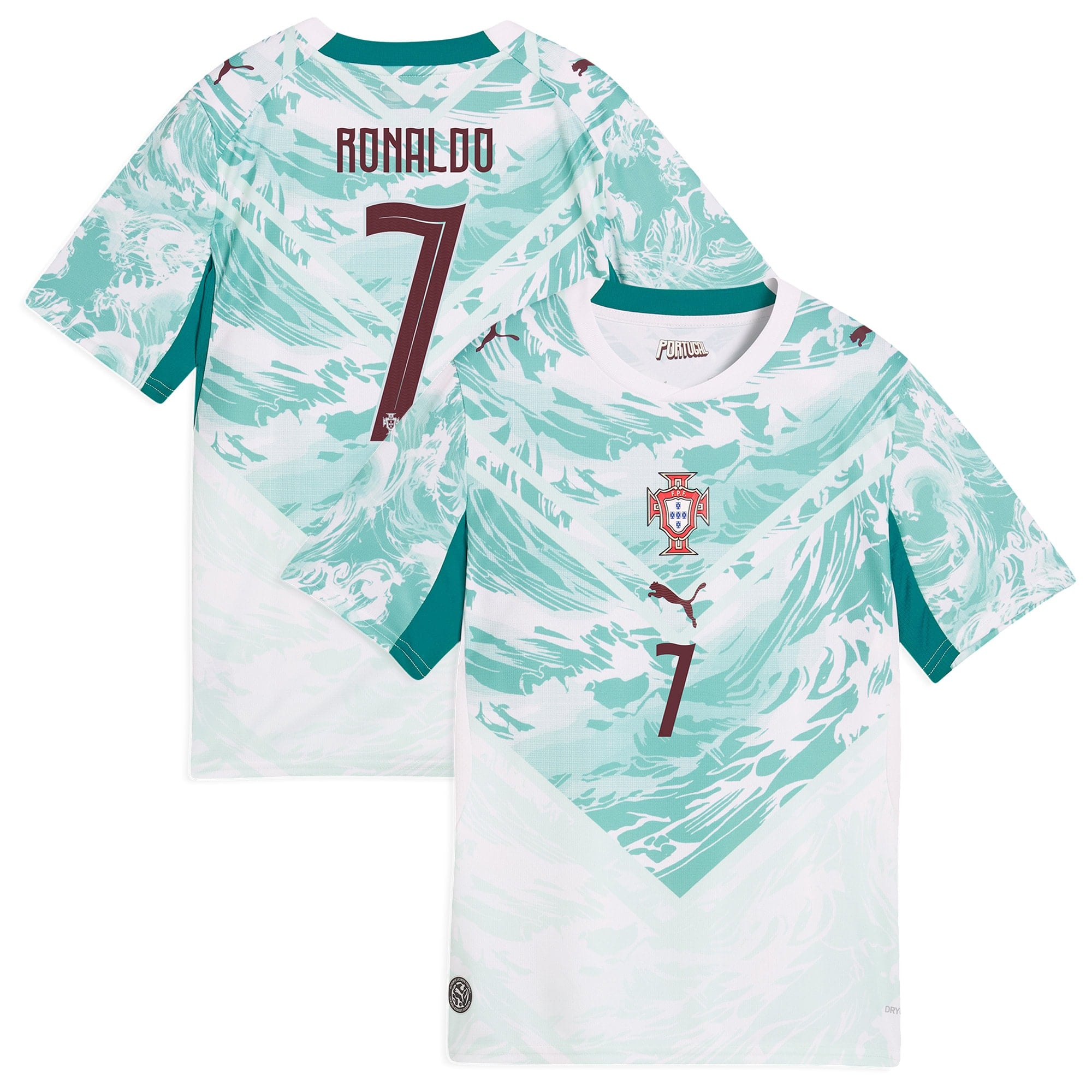 Portugal PUMA Away Shirt 2026 - Kids - Ronaldo #7