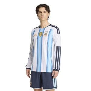 Argentina adidas Home Authentic Shirt 2026 - Long Sleeve