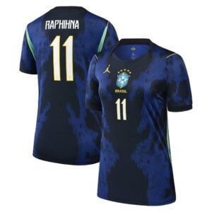 Brazil Jordan Stadium Away Shirt 2026 - Womens with Raphinha 11 printing