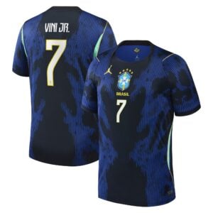 Brazil Jordan Stadium Away Shirt 2026 with Vini Jr. 7 printing