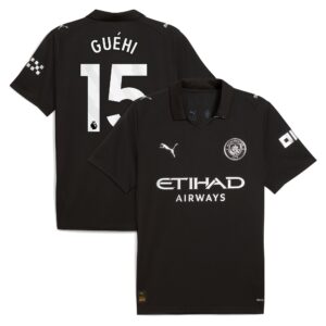 Manchester City PUMA Away Shirt 2025-26 with Guéhi 15 printing