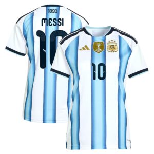 Argentina adidas Home Shirt 2026 - Womens with Messi 10 printing