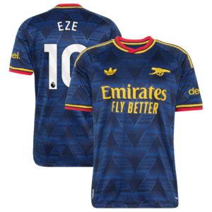Arsenal adidas Away Authentic Shirt 2026-27 with Eze 10 printing