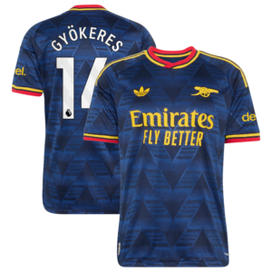 Arsenal adidas Away Authentic Shirt 2026-27 with Gyökeres 14 printing