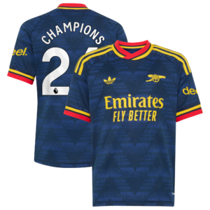 Arsenal adidas Away Shirt 2026-27 - Kids with Champions 26 printing
