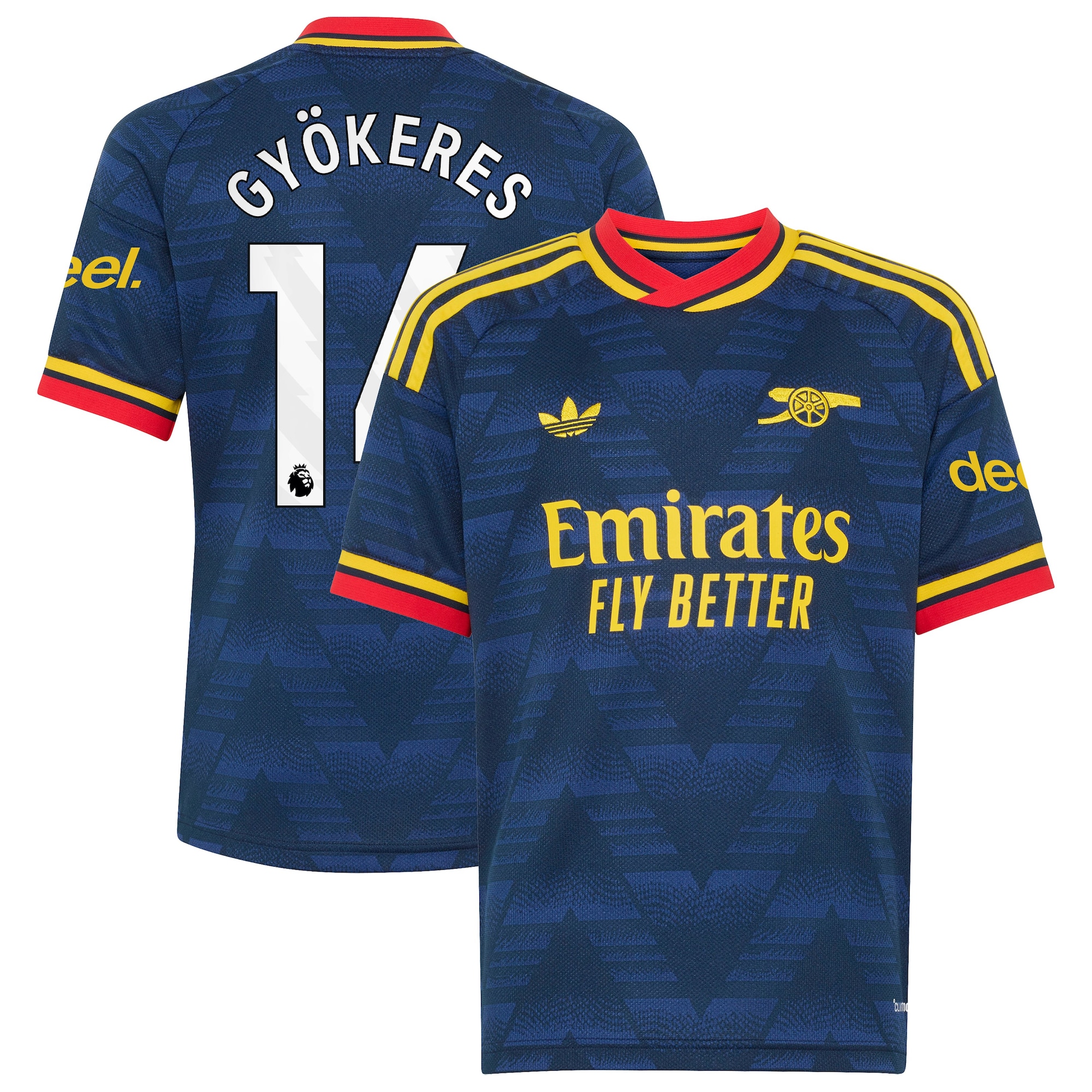 Arsenal adidas Away Shirt 2026-27 - Kids with Gyökeres 14 printing
