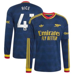 Arsenal adidas Away Shirt 2026-27 - Long Sleeve with Rice 41 printing