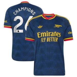 Arsenal adidas Away Shirt 2026-27 with Champions 26 printing